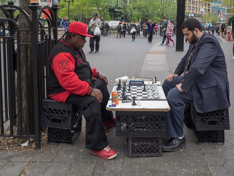 playing chess union square NYC