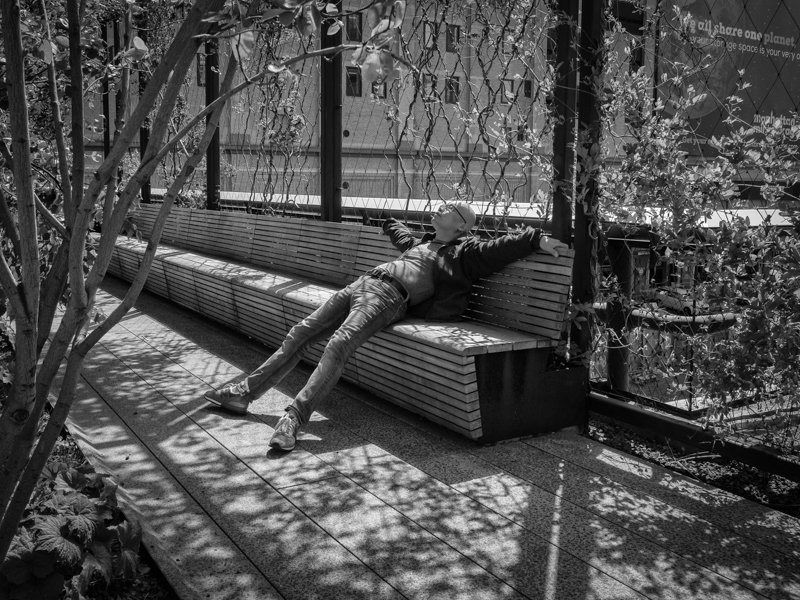 resting on the highline, Megan Crandlemire Photography