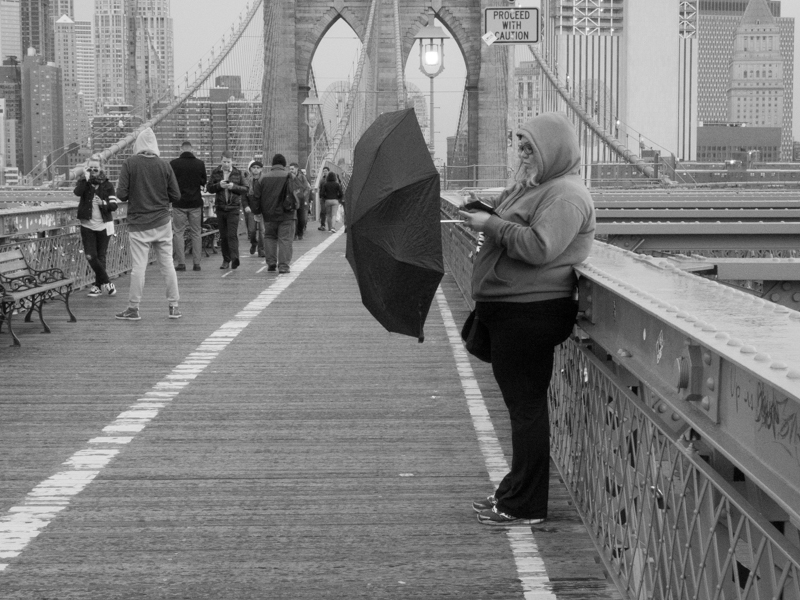 Brooklyn Bridge umbrella