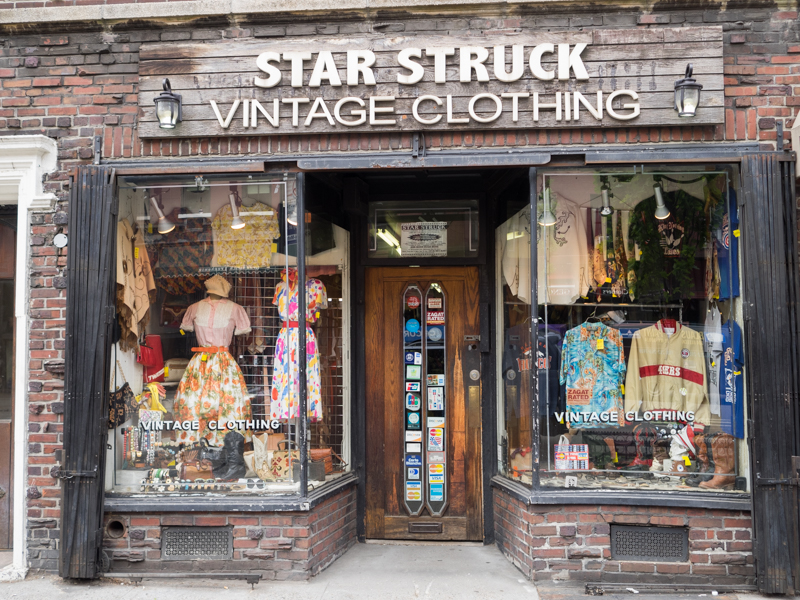 Star Struck vintage clothing Greenwich Village