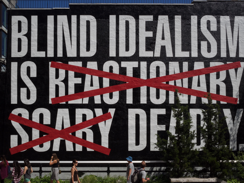 blind idealism is reactionary scary deadly, the highline nyc, Megan Crandlemire Photography