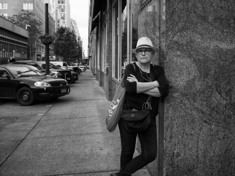 new york city woman with hat, Megan Crandlemire Photography